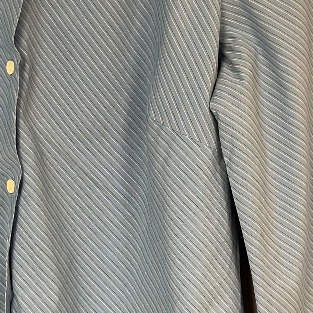 Gap Long Sleeve Collared Button Down Tailored Str… - image 6